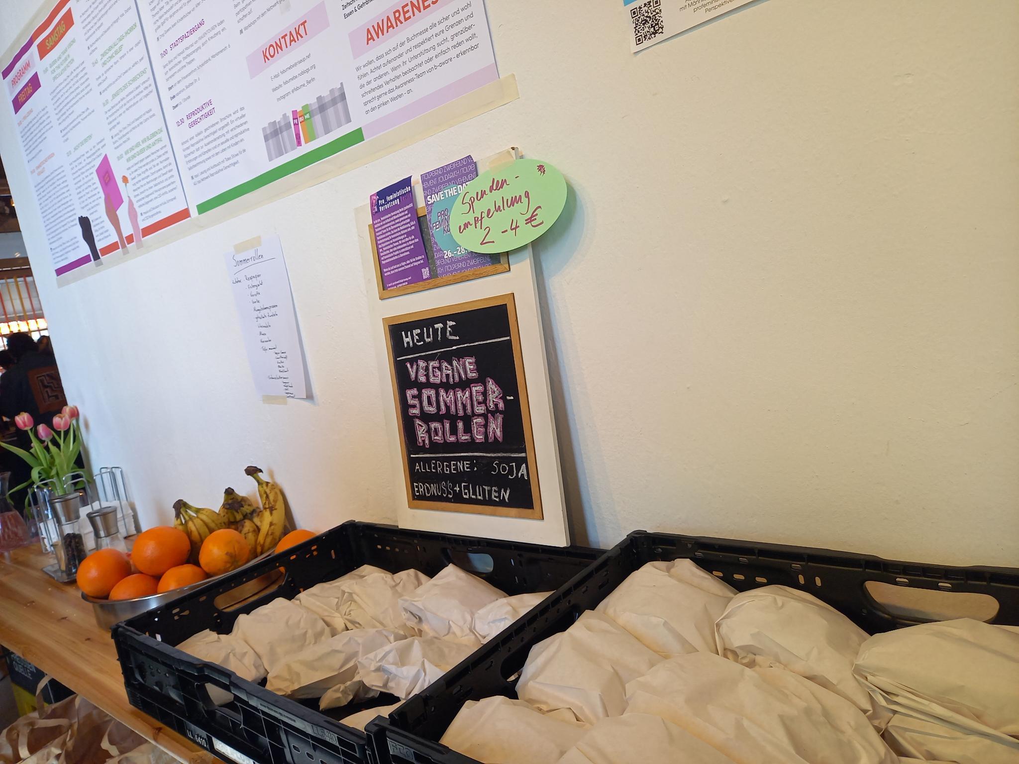 KüFa mit veganen Sommerrollen